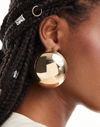 Boucles d'oreilles circulaires oversize - Asos Design - Modalova