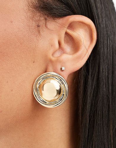 Boucles d'oreilles clip rondes style vintage - Asos Design - Modalova