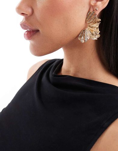 Boucles d'oreilles à motif pétales - Asos Design - Modalova