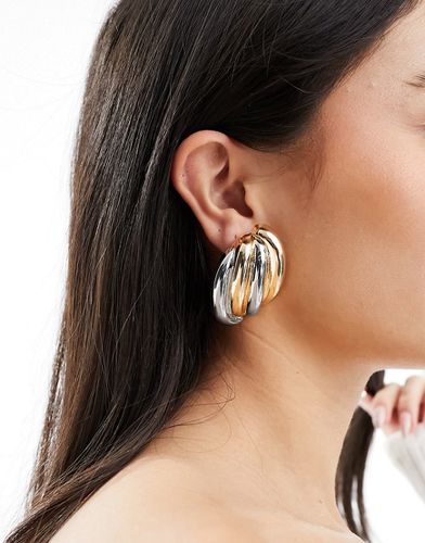 Boucles d'oreilles vintage en métaux variés - Asos Design - Modalova