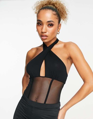 Body corset en tulle avec encolure croisée - Asos Design - Modalova