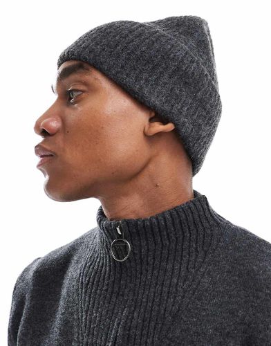 Bonnet côtelé - Anthracite - Asos Design - Modalova