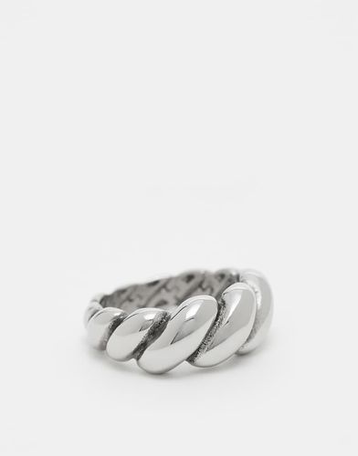 Bague en acier inoxydable étanche - Asos Design - Modalova