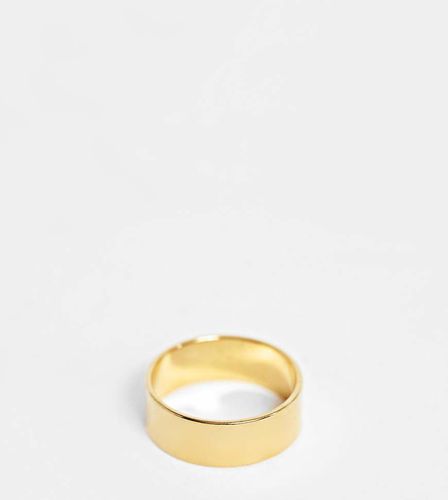 Bague en plaqué or 14 carats - Asos Design - Modalova