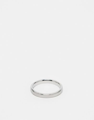 Bague fine en acier inoxydable étanche - Asos Design - Modalova