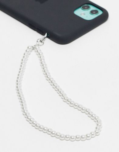 Bijou de téléphone avec perles nacrées en verre - Asos Design - Modalova