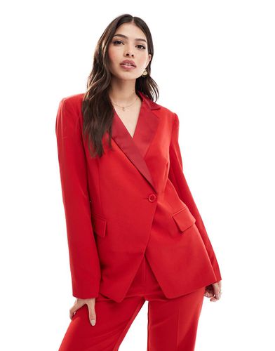 Blazer d'ensemble style tailleur à taille cintrée - Asos Design - Modalova