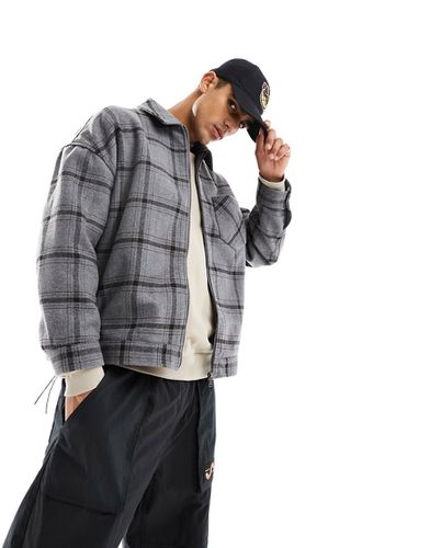 Blouson Harrington oversize à carreaux - Asos Design - Modalova