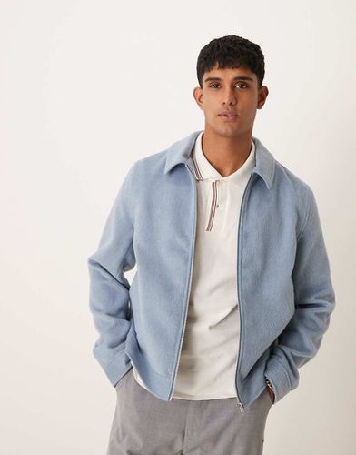 Blouson Harrington oversize en aspect laine - Asos Design - Modalova