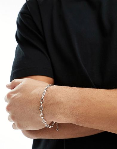 Bracelet chaîne à maillons épais en acier inoxydable waterproof - Asos Design - Modalova
