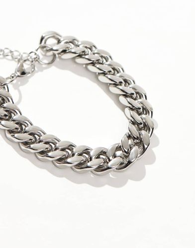 Bracelet à maillons épais en acier inoxydable étanche - Asos Design - Modalova