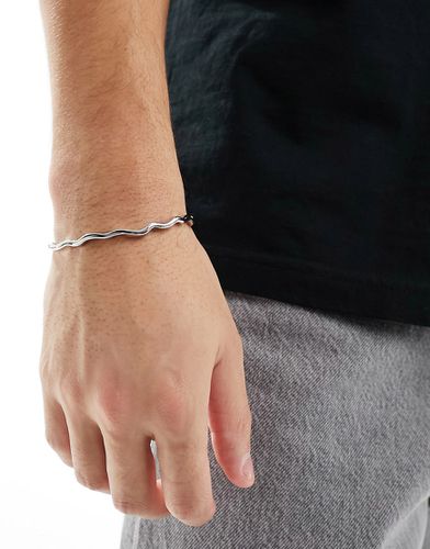 Bracelet rigide texturé - Asos Design - Modalova