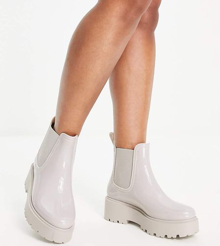 Gadget - Bottes de pluie Chelsea pointure large chunky - Asos Design - Modalova