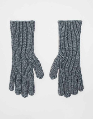 Gants côtelés avec longs poignets - Asos Design - Modalova