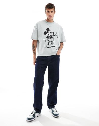 Disney - T-shirt oversize avec imprimés Mickey Mouse devant sous licence - Asos Design - Modalova