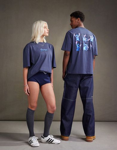 Disney - T-shirt unisexe oversize à imprimés Stitch - Asos Design - Modalova
