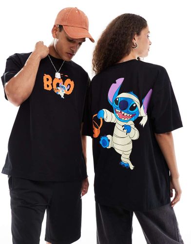 Disney - T-shirt unisexe oversize avec imprimé Stitch d'halloween - Asos Design - Modalova