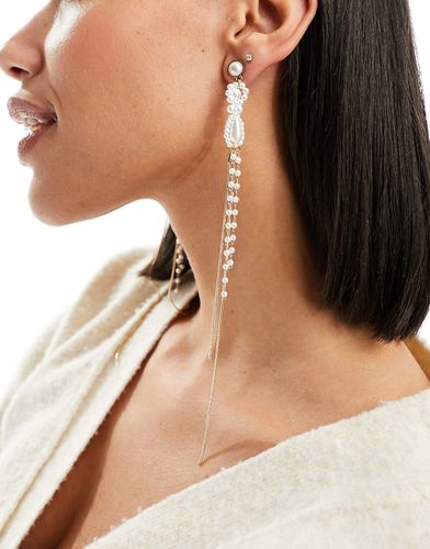 Édition Limitée - Boucles d'oreilles avec fausses perles - Asos Design - Modalova