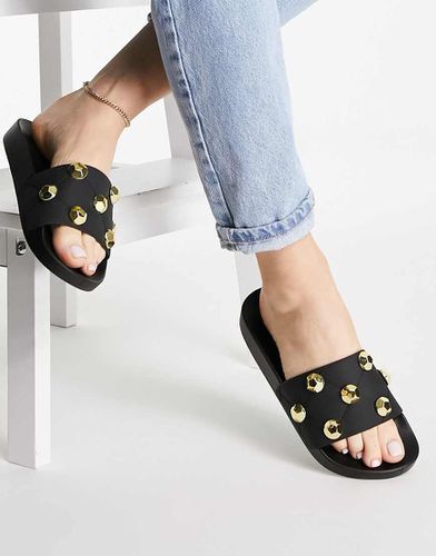 Finery - Mules matelassées à clous - Asos Design - Modalova