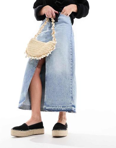 Journal - Espadrilles plates  semelle plateforme - Asos Design - Modalova