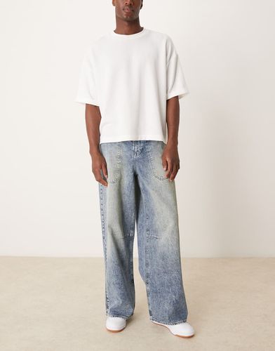 Jean ultra baggy à poches arrière oversize - teint - Asos Design - Modalova