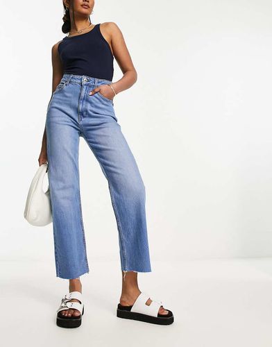 Jean droit stretch confortable et court - moyen - Asos Design - Modalova