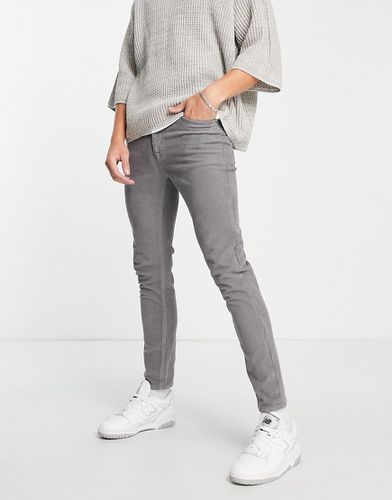 Jean skinny en velours côtelé stretch - foncé - Asos Design - Modalova
