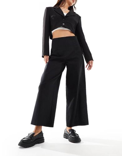 Jupe-culotte ajustée en lin - Asos Design - Modalova