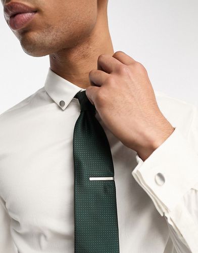 Lot avec pointes de col, boutons de manchette et pince à cravate - Asos Design - Modalova