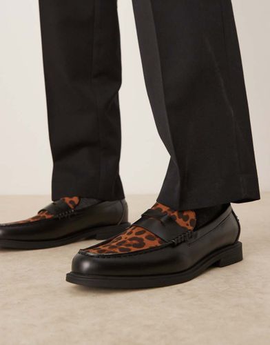 Mocassins  imprim lopard - Asos Design - Modalova