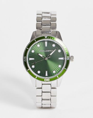 Montre bracelet avec cadran vert foncé - ASOS DESIGN - Modalova