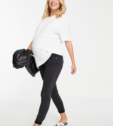 ASOS DESIGN Maternity - Jean ultra skinny avec bande recouvrant le ventre - délavé - Asos Maternity - Modalova