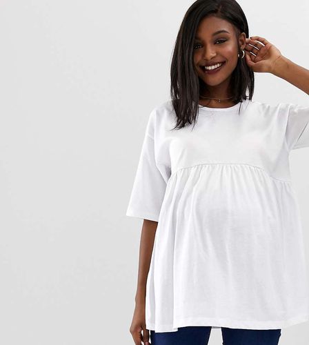 ASOS DESIGN Maternity - Top smocké casual - Asos Maternity - Modalova