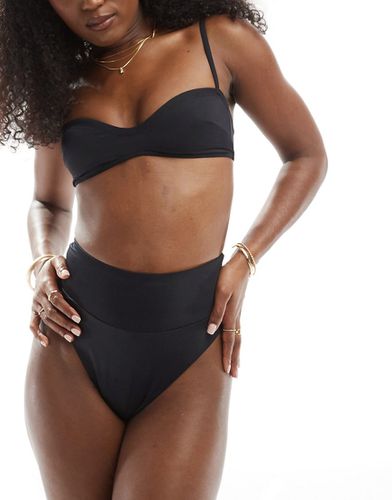 Maya - Mix and Match - Bas de bikini échancré à large taille haute - Asos Design - Modalova