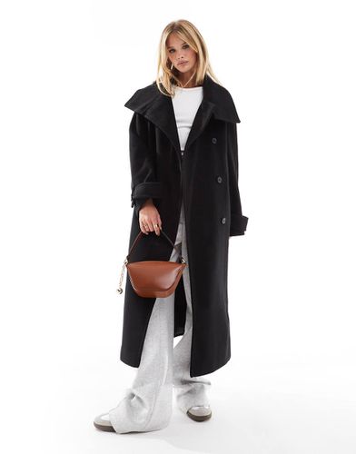 Manteau long à col cheminée - Asos Design - Modalova