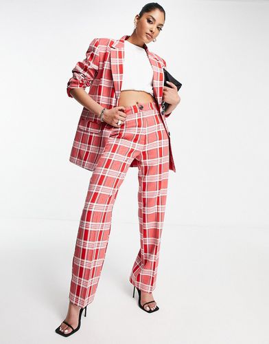 Mix & Match - Pantalon de costume ajusté droit à carreaux - Asos Design - Modalova