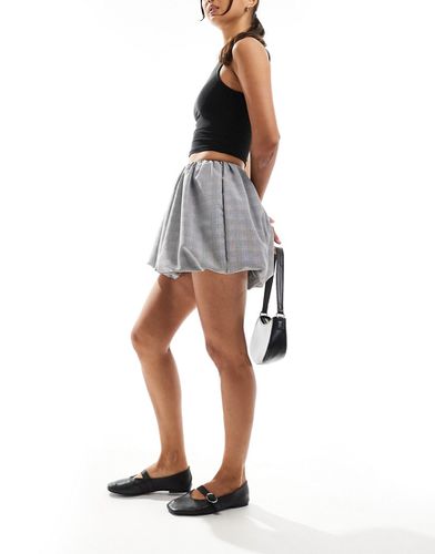 Mini-jupe coupe boule à carreaux - Asos Design - Modalova