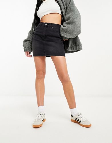 Mini-jupe en jupe à taille haute - Noir - Asos Design - Modalova