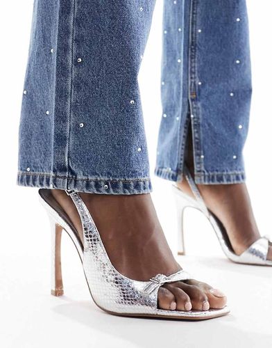 Netty - Sandales minimalistes à talons avec boucle - Asos Design - Modalova