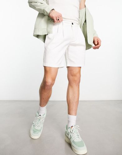 Short chino mi-long plissé - Asos Design - Modalova