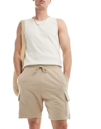 Short slim à poches cargo - Beige - Asos Design - Modalova