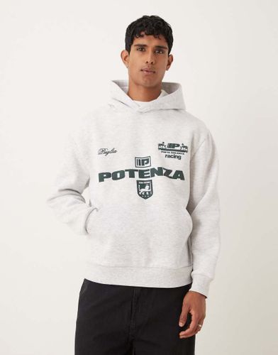 Sweat  capuche oversize  imprim football - chin - Asos Design - Modalova