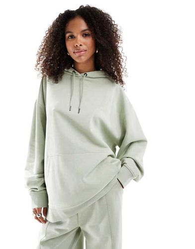 Sweat à capuche oversize d'ensemble - désert - Asos Design - Modalova