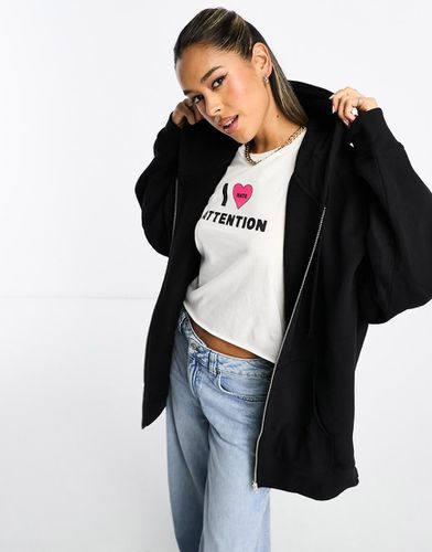 Sweat à capuche oversize épais avec fermeture éclair - Asos Design - Modalova