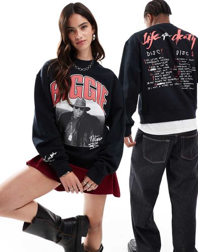 Sweat unisexe coupe carrée avec imprimés Biggie Smalls sous licence - Asos Design - Modalova