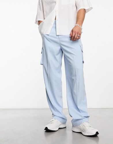 Pantalon cargo ample et élégant - poudré - Asos Design - Modalova