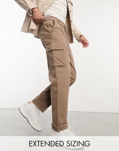 Pantalon cargo décontracté - Taupe - Asos Design - Modalova