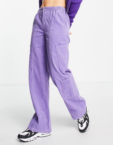Pantalon cargo en velours côtelé style années 2000 - Asos Design - Modalova