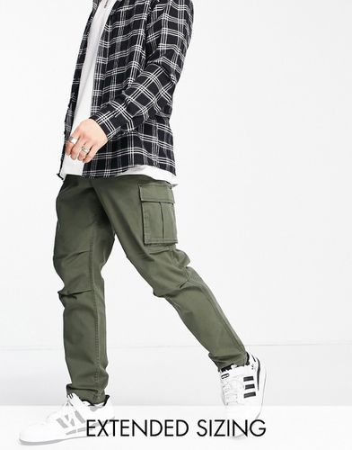 Pantalon cargo fuselé avec poches en relief - Kaki - Asos Design - Modalova