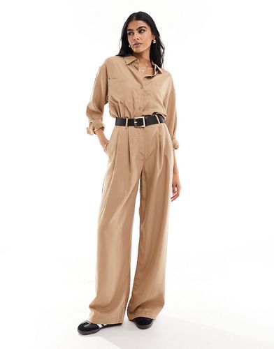 Pantalon casual ample - Camel - Asos Design - Modalova